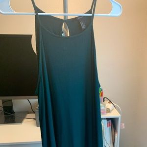 Dark Green Dress